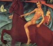 Kusma Petrow-Wodkin The bath of the red horse painting